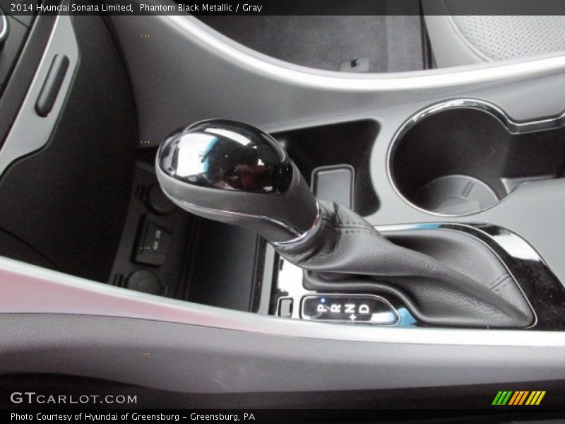 Phantom Black Metallic / Gray 2014 Hyundai Sonata Limited