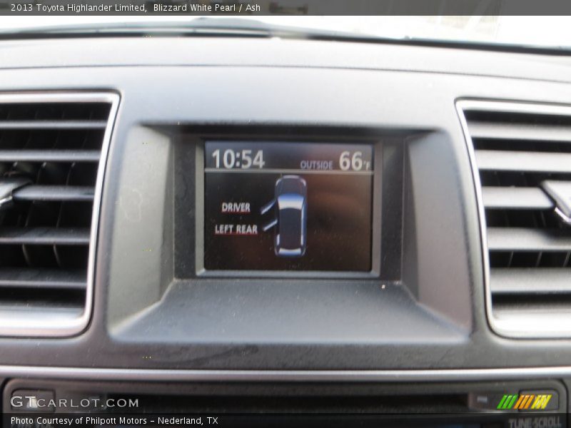 Blizzard White Pearl / Ash 2013 Toyota Highlander Limited