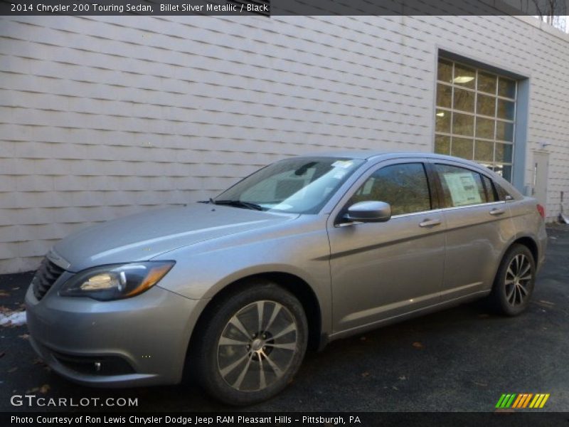 Billet Silver Metallic / Black 2014 Chrysler 200 Touring Sedan