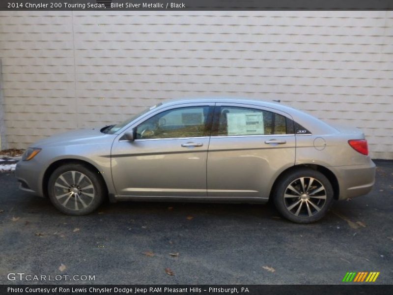 Billet Silver Metallic / Black 2014 Chrysler 200 Touring Sedan