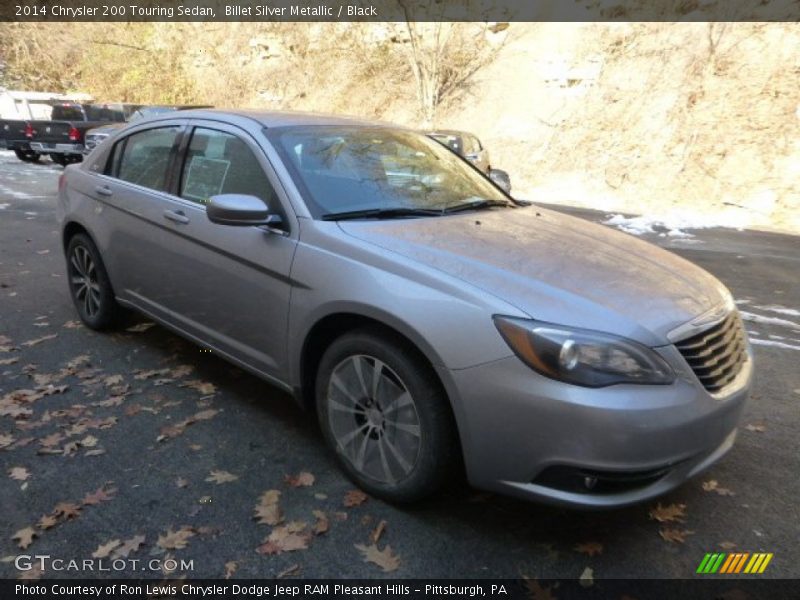 Billet Silver Metallic / Black 2014 Chrysler 200 Touring Sedan