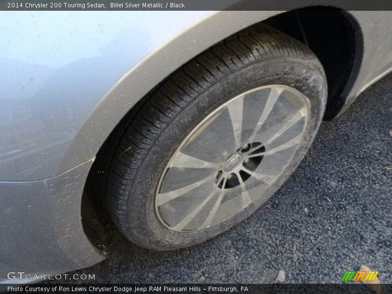 Billet Silver Metallic / Black 2014 Chrysler 200 Touring Sedan