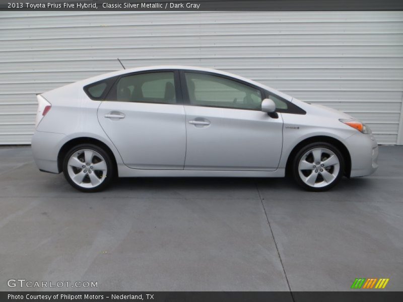 Classic Silver Metallic / Dark Gray 2013 Toyota Prius Five Hybrid