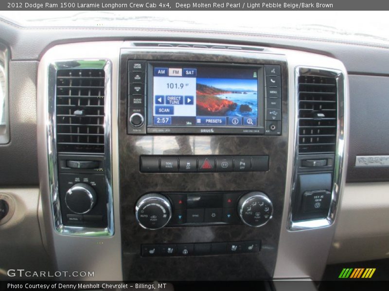 Deep Molten Red Pearl / Light Pebble Beige/Bark Brown 2012 Dodge Ram 1500 Laramie Longhorn Crew Cab 4x4