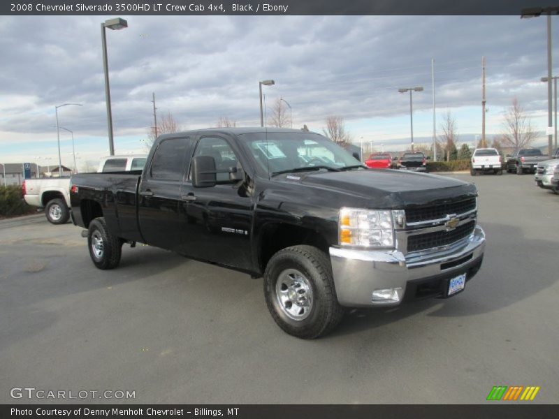Black / Ebony 2008 Chevrolet Silverado 3500HD LT Crew Cab 4x4