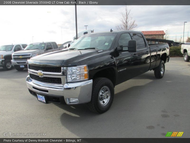 Black / Ebony 2008 Chevrolet Silverado 3500HD LT Crew Cab 4x4
