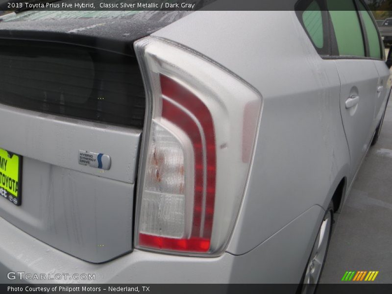 Classic Silver Metallic / Dark Gray 2013 Toyota Prius Five Hybrid