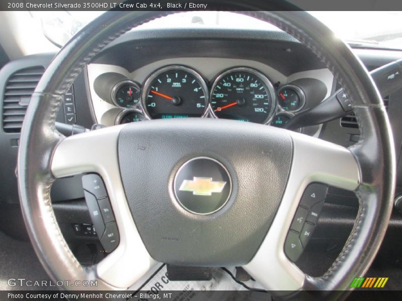 Black / Ebony 2008 Chevrolet Silverado 3500HD LT Crew Cab 4x4