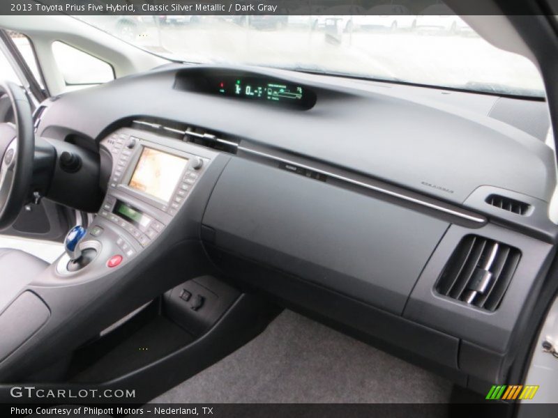 Classic Silver Metallic / Dark Gray 2013 Toyota Prius Five Hybrid