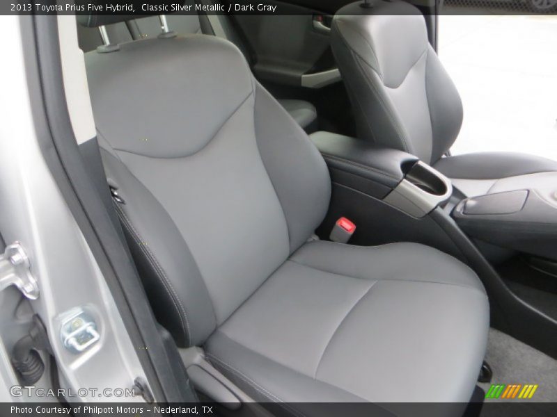 Classic Silver Metallic / Dark Gray 2013 Toyota Prius Five Hybrid