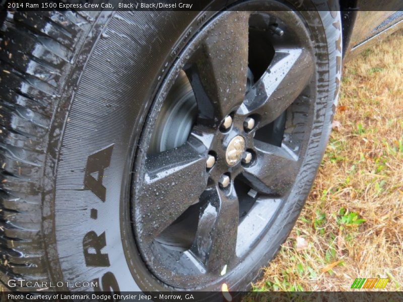 Black / Black/Diesel Gray 2014 Ram 1500 Express Crew Cab