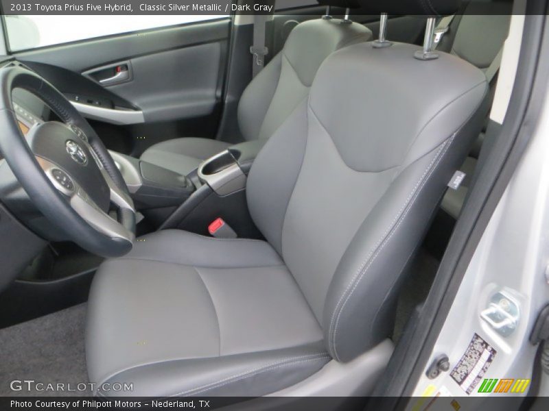 Classic Silver Metallic / Dark Gray 2013 Toyota Prius Five Hybrid