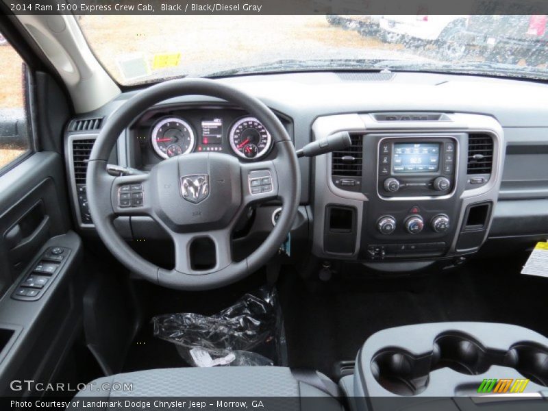 Black / Black/Diesel Gray 2014 Ram 1500 Express Crew Cab