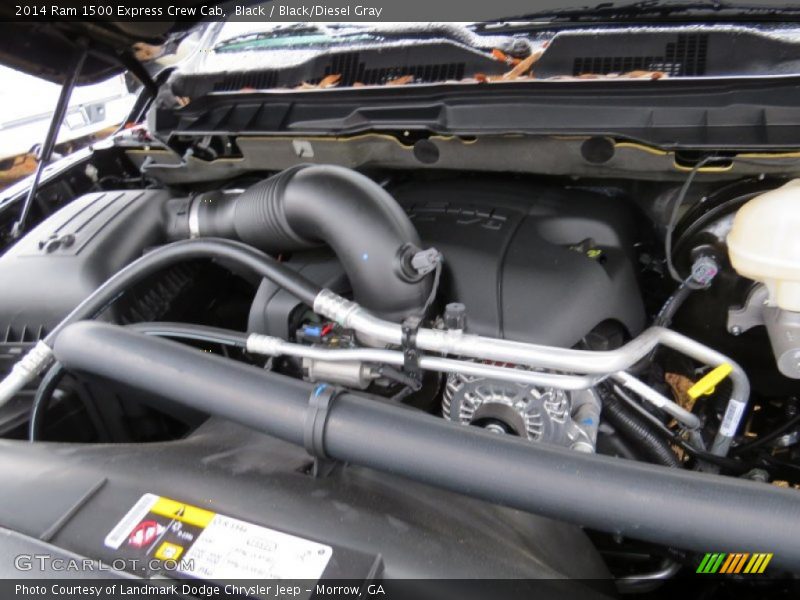 Black / Black/Diesel Gray 2014 Ram 1500 Express Crew Cab