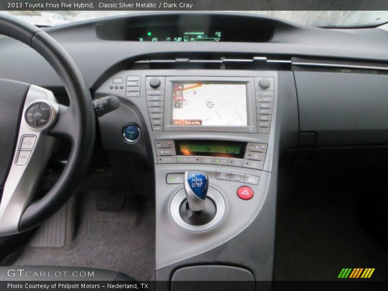 Classic Silver Metallic / Dark Gray 2013 Toyota Prius Five Hybrid