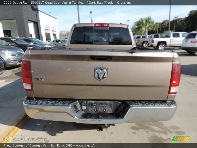 Austin Tan Pearl / Dark Slate/Medium Graystone 2010 Dodge Ram 1500 SLT Quad Cab
