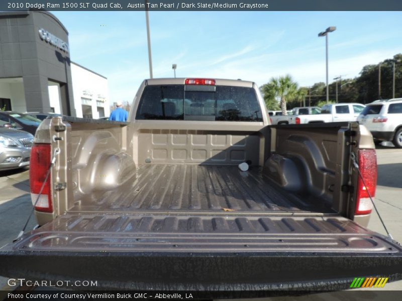 Austin Tan Pearl / Dark Slate/Medium Graystone 2010 Dodge Ram 1500 SLT Quad Cab