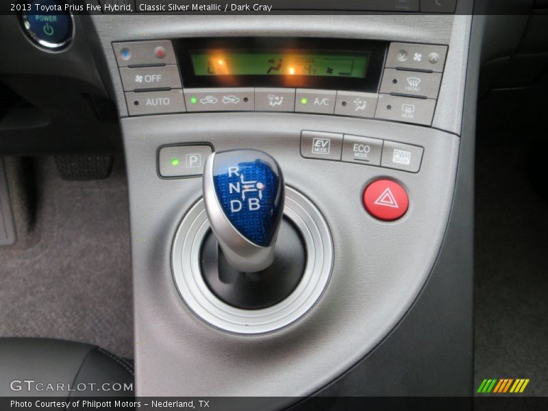 Classic Silver Metallic / Dark Gray 2013 Toyota Prius Five Hybrid