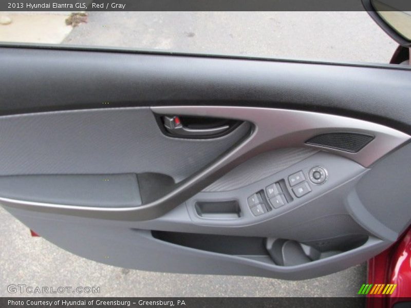 Red / Gray 2013 Hyundai Elantra GLS