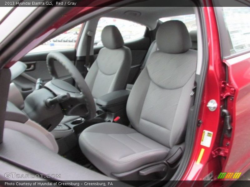 Red / Gray 2013 Hyundai Elantra GLS