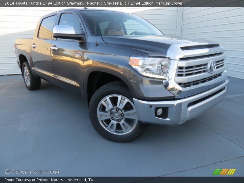 Magnetic Gray Metallic / 1794 Edition Premium Brown 2014 Toyota Tundra 1794 Edition Crewmax