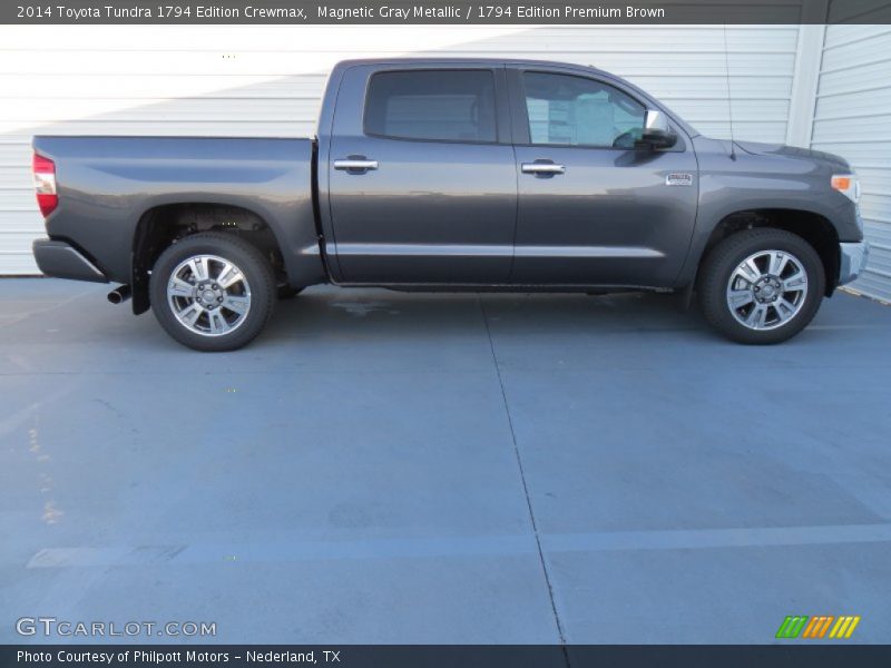 Magnetic Gray Metallic / 1794 Edition Premium Brown 2014 Toyota Tundra 1794 Edition Crewmax