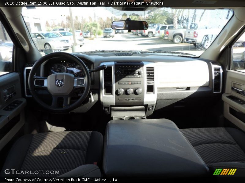Austin Tan Pearl / Dark Slate/Medium Graystone 2010 Dodge Ram 1500 SLT Quad Cab