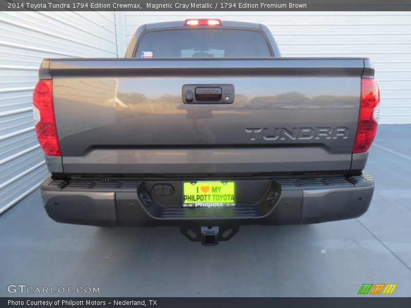 Magnetic Gray Metallic / 1794 Edition Premium Brown 2014 Toyota Tundra 1794 Edition Crewmax