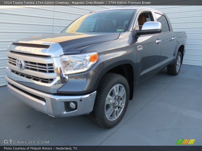 Magnetic Gray Metallic / 1794 Edition Premium Brown 2014 Toyota Tundra 1794 Edition Crewmax