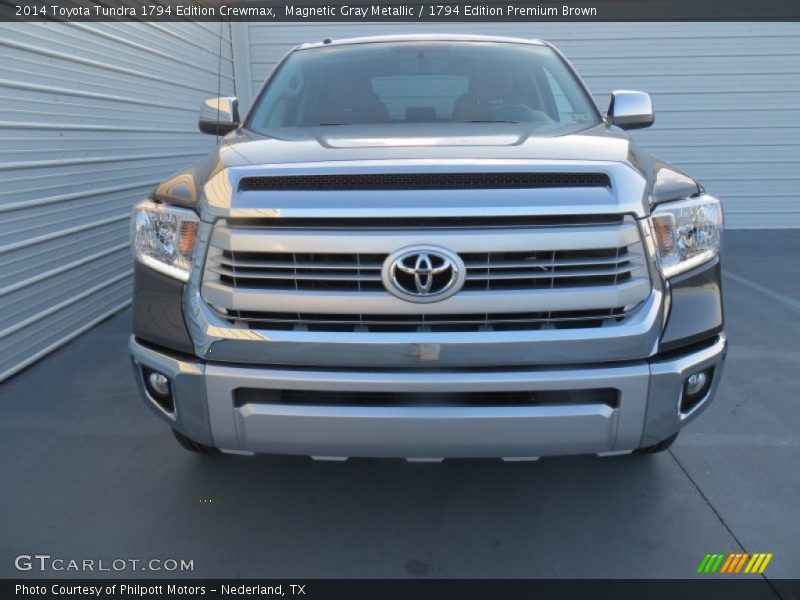 Magnetic Gray Metallic / 1794 Edition Premium Brown 2014 Toyota Tundra 1794 Edition Crewmax