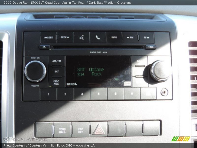 Austin Tan Pearl / Dark Slate/Medium Graystone 2010 Dodge Ram 1500 SLT Quad Cab