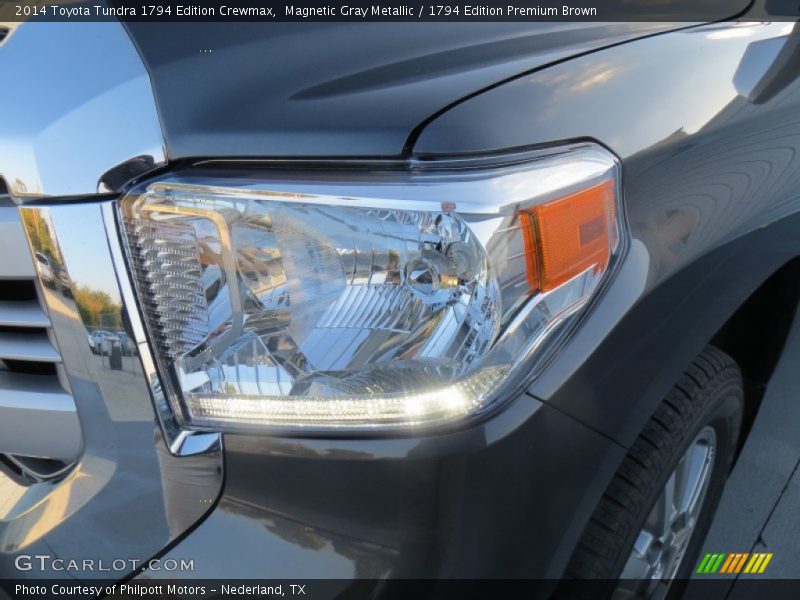 Magnetic Gray Metallic / 1794 Edition Premium Brown 2014 Toyota Tundra 1794 Edition Crewmax