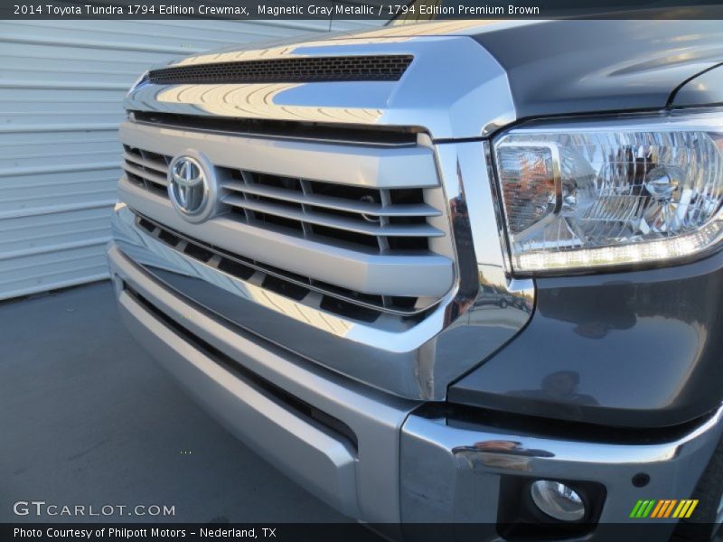 Magnetic Gray Metallic / 1794 Edition Premium Brown 2014 Toyota Tundra 1794 Edition Crewmax