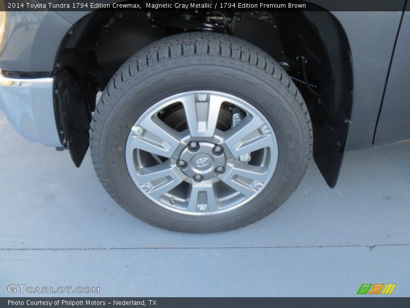 Magnetic Gray Metallic / 1794 Edition Premium Brown 2014 Toyota Tundra 1794 Edition Crewmax