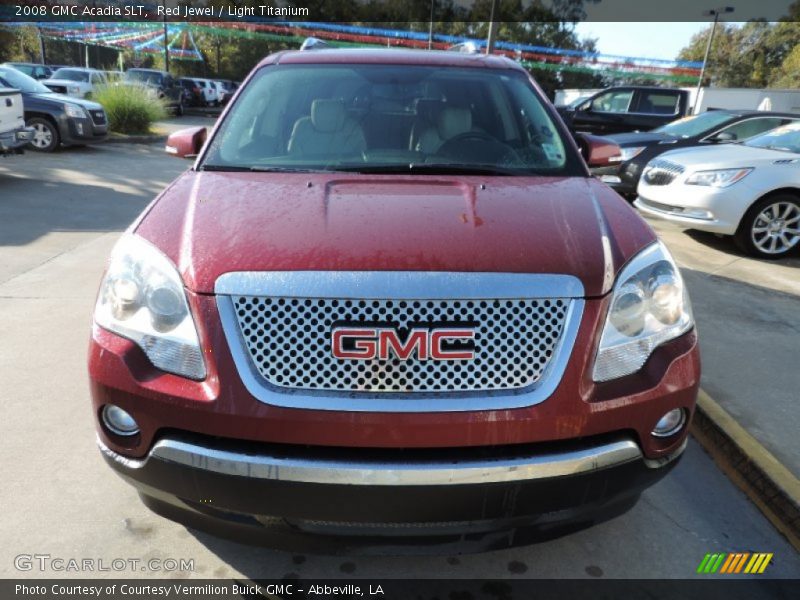 Red Jewel / Light Titanium 2008 GMC Acadia SLT
