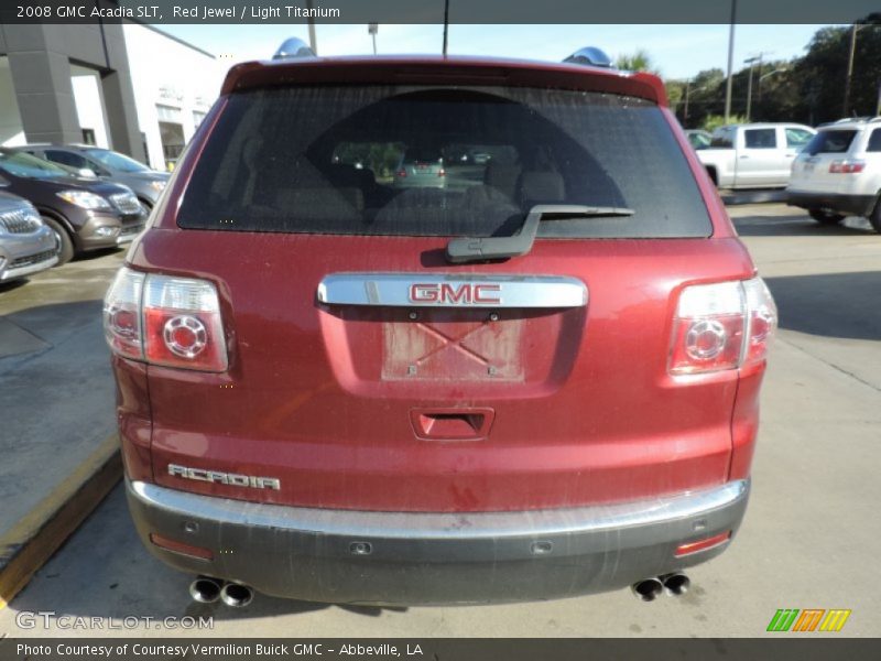 Red Jewel / Light Titanium 2008 GMC Acadia SLT
