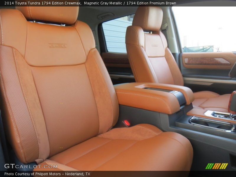 Front Seat of 2014 Tundra 1794 Edition Crewmax