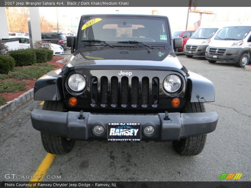 Black / Dark Khaki/Medium Khaki 2007 Jeep Wrangler Sahara 4x4