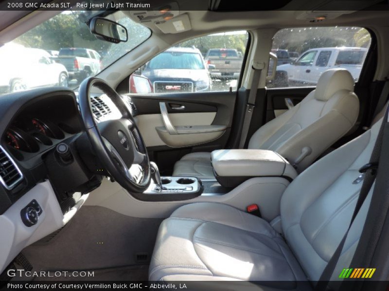 Red Jewel / Light Titanium 2008 GMC Acadia SLT