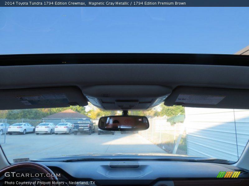 Magnetic Gray Metallic / 1794 Edition Premium Brown 2014 Toyota Tundra 1794 Edition Crewmax