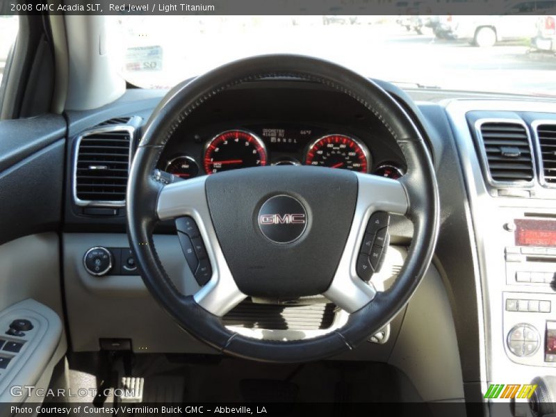 Red Jewel / Light Titanium 2008 GMC Acadia SLT