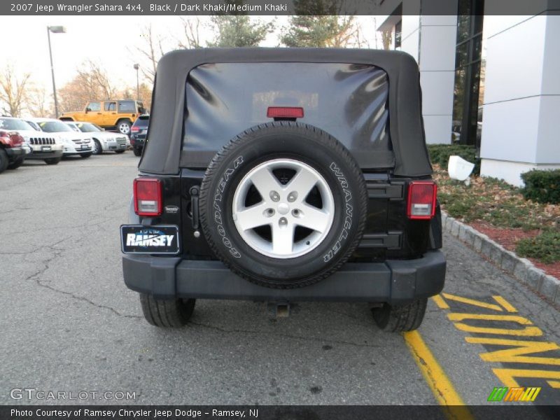 Black / Dark Khaki/Medium Khaki 2007 Jeep Wrangler Sahara 4x4