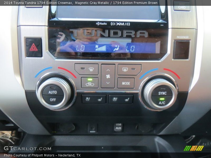 Magnetic Gray Metallic / 1794 Edition Premium Brown 2014 Toyota Tundra 1794 Edition Crewmax