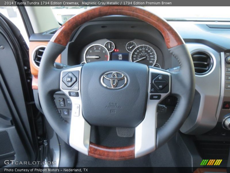 Magnetic Gray Metallic / 1794 Edition Premium Brown 2014 Toyota Tundra 1794 Edition Crewmax