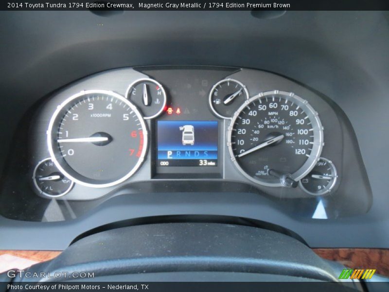 Magnetic Gray Metallic / 1794 Edition Premium Brown 2014 Toyota Tundra 1794 Edition Crewmax