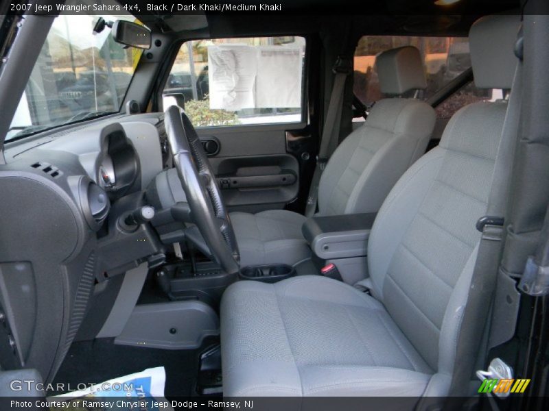 Black / Dark Khaki/Medium Khaki 2007 Jeep Wrangler Sahara 4x4