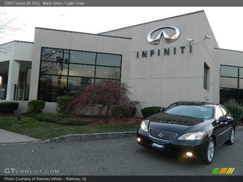Black Onyx / Light Gray 2007 Lexus ES 350