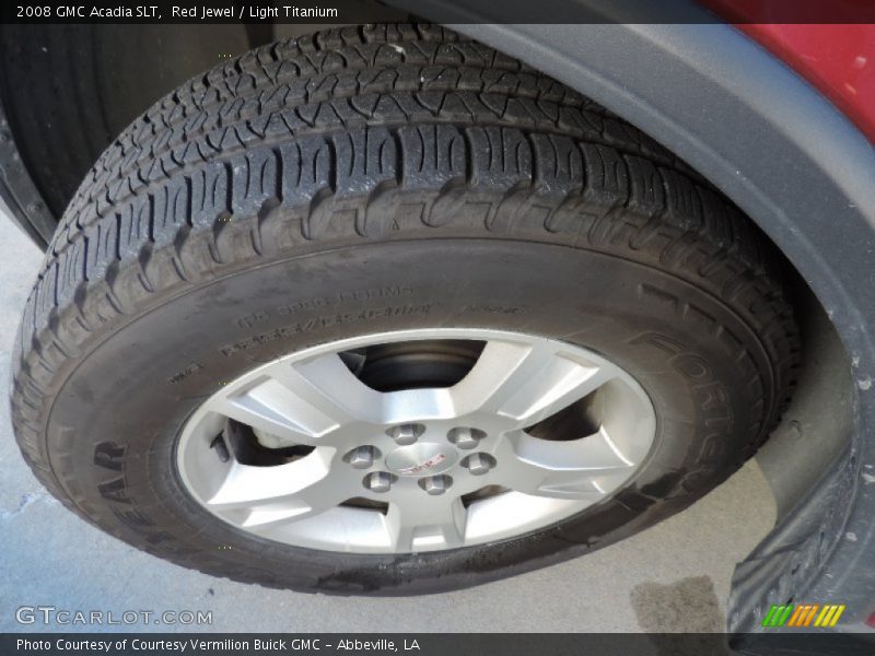 Red Jewel / Light Titanium 2008 GMC Acadia SLT