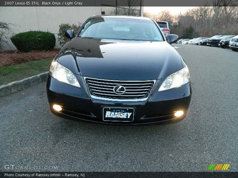 Black Onyx / Light Gray 2007 Lexus ES 350