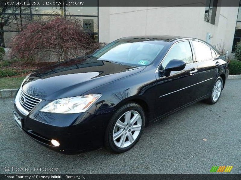 Black Onyx / Light Gray 2007 Lexus ES 350